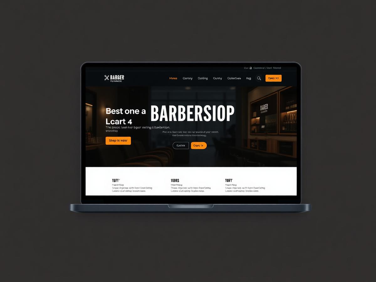 Ironside Barber Co. website design
